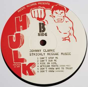 LP Johnny Clarke: Strickly Reggae Music