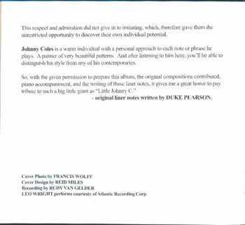 CD Johnny Coles: Little Johnny C