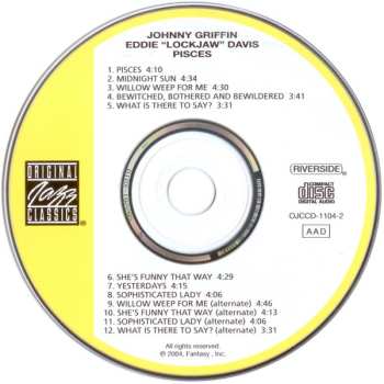 CD Johnny Griffin: Pisces