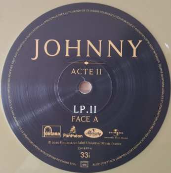 2LP Johnny Hallyday: Acte II CLR | LTD | NUM