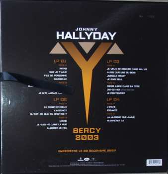 4LP/Set di cofanetti Johnny Hallyday: Bercy 2003 CLR | LTD | NUM
