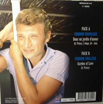 SP Johnny Hallyday: Dans Un Jardin D'amour / Garden Of Love LTD | NUM | PIC