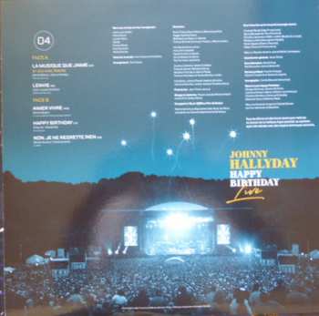 4LP/Set di cofanetti Johnny Hallyday: Happy Birthday Live - Parc De Sceaux 15.06.2000 LTD | NUM