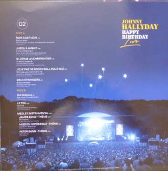 4LP/Set di cofanetti Johnny Hallyday: Happy Birthday Live - Parc De Sceaux 15.06.2000 LTD | NUM