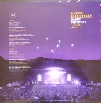 4LP/Set di cofanetti Johnny Hallyday: Happy Birthday Live - Parc De Sceaux 15.06.2000 LTD | NUM