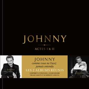 4LP/Set di cofanetti Johnny Hallyday: Actes I & II LTD | NUM | CLR