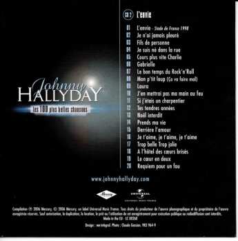 5CD/Set di cofanetti Johnny Hallyday: L'album De Sa Vie