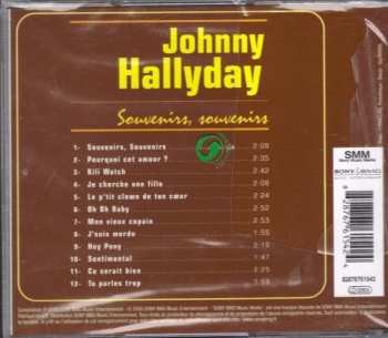 CD Johnny Hallyday: Souvenirs, Souvenirs