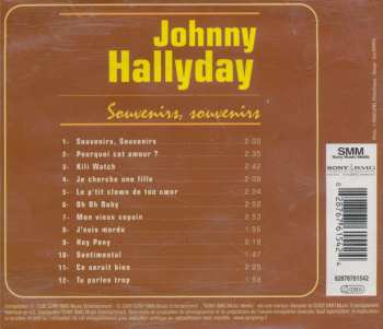 CD Johnny Hallyday: Souvenirs, Souvenirs