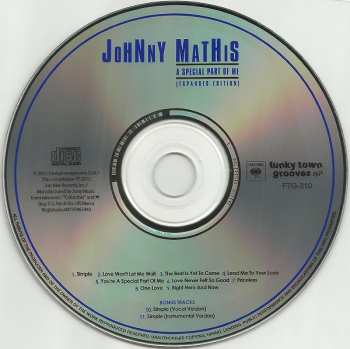 CD Johnny Mathis: A Special Part Of Me