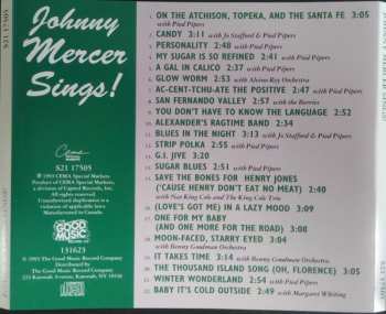 CD Johnny Mercer: Johnny Mercer Sings!