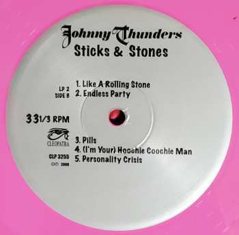 2LP Johnny Thunders: Sticks & Stones: The Lost Album LTD | CLR