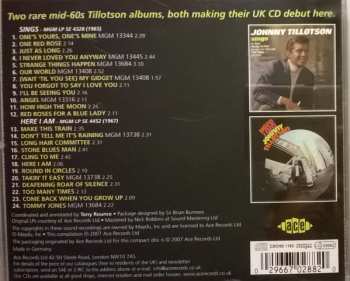 CD Johnny Tillotson: Sings Plus Here I Am