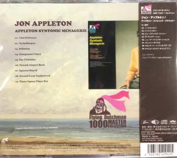 CD Jon Appleton: Appleton Syntonic Menagerie LTD