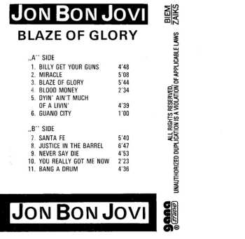 MC Jon Bon Jovi: Blaze Of Glory