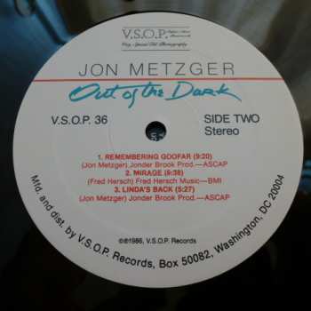 LP Jon Metzger: Out Of The Dark