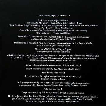 CD Jon & Vangelis: The Friends Of Mister Cairo DIGI