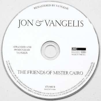CD Jon & Vangelis: The Friends Of Mister Cairo DIGI