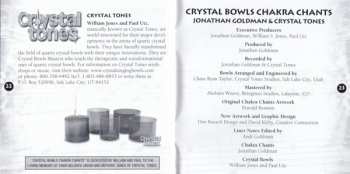 CD Jonathan Goldman: Crystal Bowls Chakra Chants