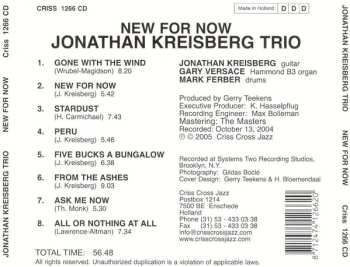CD Jonathan Kreisberg: New For Now
