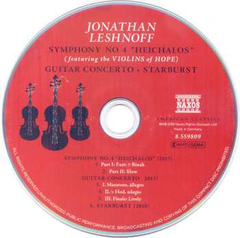 CD Giancarlo Guerrero: Symphony No. 4 "Heichalos" • Guitar Concerto • Starburst