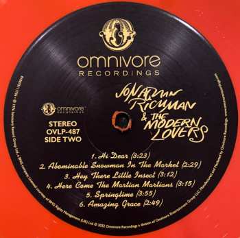 LP Jonathan Richman & The Modern Lovers: Jonathan Richman & The Modern Lovers CLR
