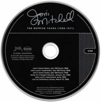 5CD/Set di cofanetti Joni Mitchell: Archives – Volume 2 (The Reprise Years (1968-1971))