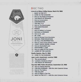 5CD/Set di cofanetti Joni Mitchell: Archives – Volume 2 (The Reprise Years (1968-1971))