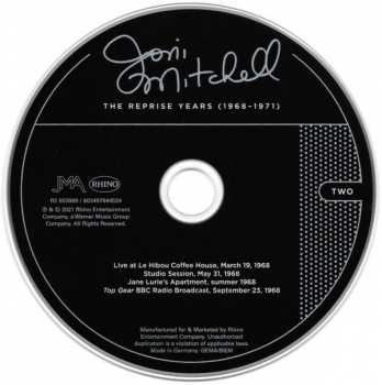 5CD/Set di cofanetti Joni Mitchell: Archives – Volume 2 (The Reprise Years (1968-1971))