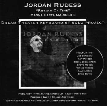 CD Jordan Rudess: Rhythm Of Time