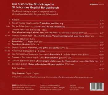 CD Jörg Kraemer: Die Barockorgel In St. Johannes Baptist Borgentreich - (Ein Instrument Wahrhaft Europäischen Ranges)