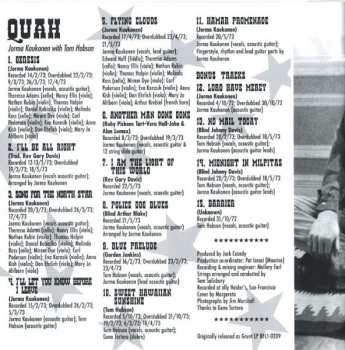 CD Jorma Kaukonen: Quah