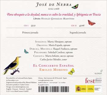 2CD Raquel Andueza: Iphigenia En Tracia