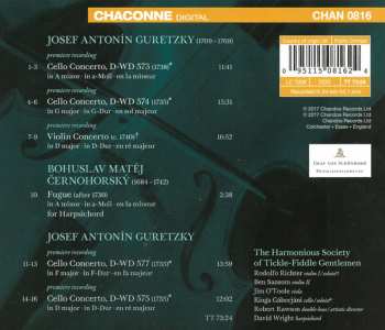 CD The Harmonious Society Of Tickle-Fiddle Gentlemen: Concertos Of Josef Guretzky