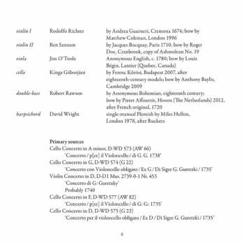 CD The Harmonious Society Of Tickle-Fiddle Gentlemen: Concertos Of Josef Guretzky