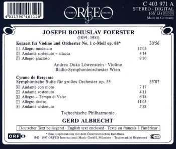 CD The Czech Philharmonic Orchestra: Konzert Fur Violine Und Orchester / Cyrano De Bergerac