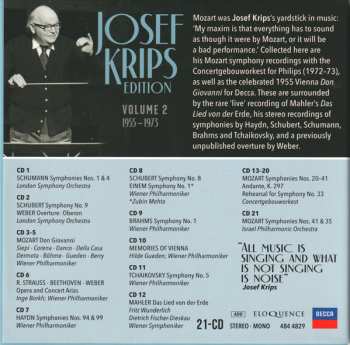 21CD/Set di cofanetti Josef Krips: Josef Krips Edition Volume 2 / 1955-1973