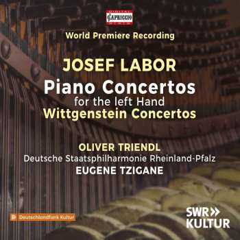 CD Josef Labor: Konzertstücke Nr.1-3 Für Klavier Linke Hand & Orchester - "wittgenstein Concertos"