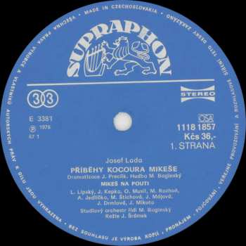 LP Josef Lada: Příběhy Kocoura Mikeše