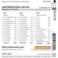 3CD/Set di cofanetti Steffen Schleiermacher: Melodies And Preludes For Well-Tempered Instruments (Complete Recording)