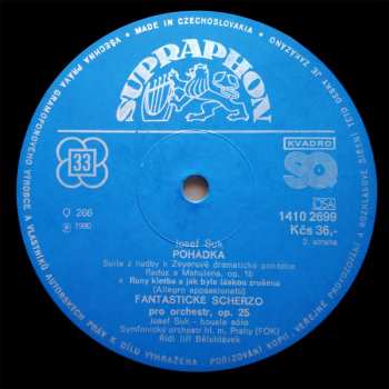 LP The Czech Philharmonic Orchestra: Pohádka / Fantastické Scherzo