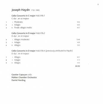 CD Joseph Haydn: Cello Concertos