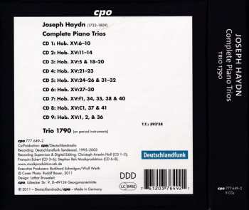 9CD/Set di cofanetti Joseph Haydn: Complete Piano Trios