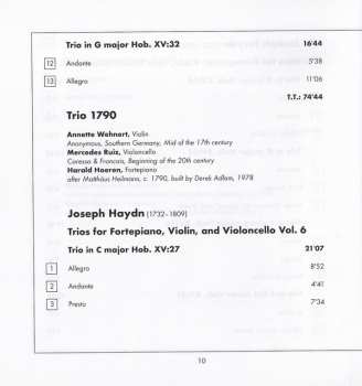 9CD/Set di cofanetti Joseph Haydn: Complete Piano Trios