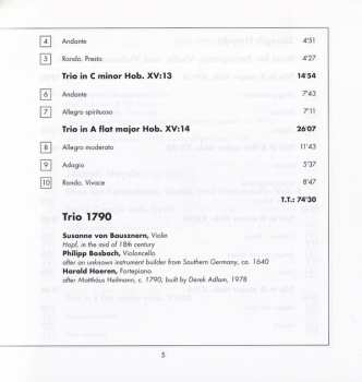 9CD/Set di cofanetti Joseph Haydn: Complete Piano Trios