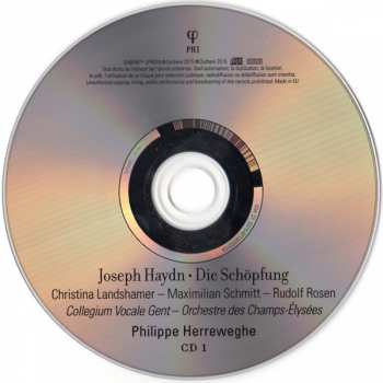 2CD Joseph Haydn: Die Schöpfung