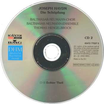 2CD Joseph Haydn: Die Schöpfung = The Creation