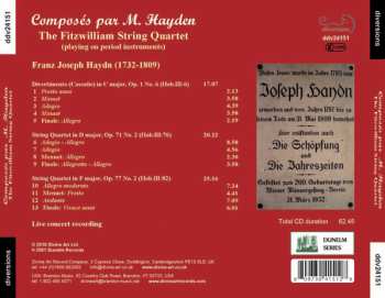 CD Joseph Haydn: Composes Par Mr Hayden