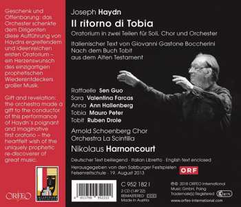 2CD/Set di cofanetti Joseph Haydn: Il Ritorno Di Tobia (Oratorium)
