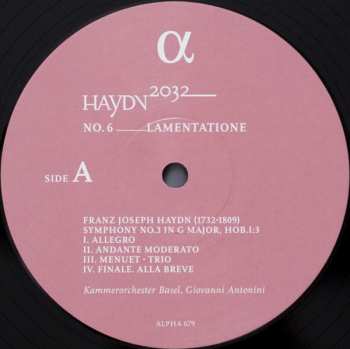 2LP Joseph Haydn: No. 6 __ Lamentatione LTD | NUM